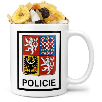 Hrnek Policejní erb (Náplň hrníčku: Tropická směs)