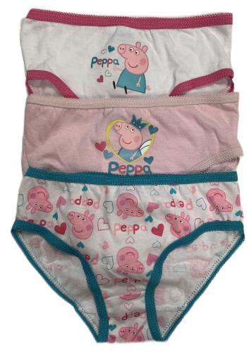 EPlus Dívčí spodní prádlo - Peppa Pig mix 3 ks Velikost - děti: 104/110