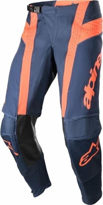 Alpinestars Techstar Arch Pants Night Navy/Hot Orange 34 Motokrosové kalhoty