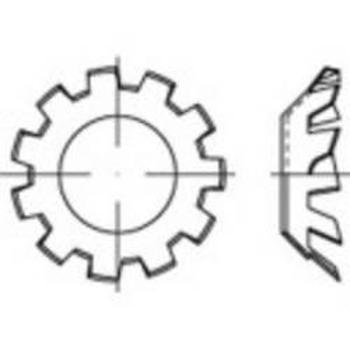 Podložky ozubené TOOLCRAFT 138393, N/A, vnější Ø: 8 mm, vnitřní Ø: 4.3 mm, 250 ks