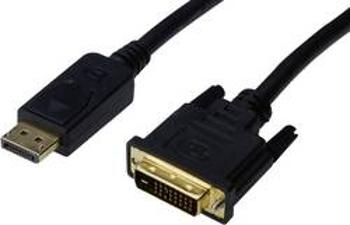 DisplayPort / DVI kabel Digitus [1x zástrčka DisplayPort - 1x DVI zástrčka 24+1pólová] černá 3.00 m