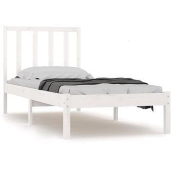 Rám postele bílý masivní borovice 90 × 190 cm Single, 3105037 (3105037)