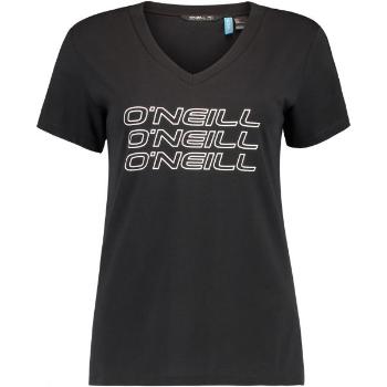 O'Neill LW TRIPLE STACK V-NECK T-SHIR Dámské tričko, černá, velikost S