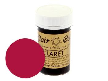 Červená gelová jedlá barva potravinářská - Claret 25 g - Sugarflair Colours