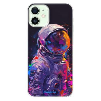 Odolné silikonové pouzdro iSaprio - Neon Astronaut - iPhone 12