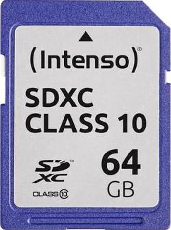 Paměťová karta SDXC, 64 GB, Intenso 3411490 3411490, Class 10