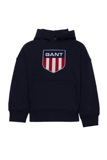 MIKINA GANT D1. RETRO SHIELD HOODIE modrá 92