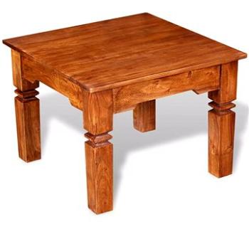 Konferenční stolek masivní dřevo 60x60x45 cm (244048)