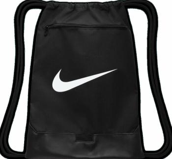 Nike Brasilia 9.5 Drawstring Bag Black/Black/White 18 L Sáček na přezůvky