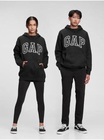 Černá klučičí mikina GAP Logo arch hoodie