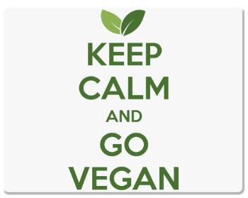 Podložka pod myš Keep calm and Go Vegan