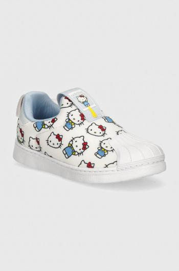 Dětské sneakers boty adidas Originals SUPERSTAR 360 x Hello Kitty bílá barva, IF7019