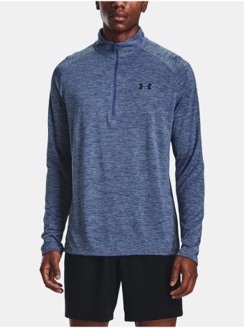 Tričko Under Armour Tech 2.0 1/2 Zip - modrá