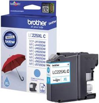 Brother Ink LC-225XLC originál azurová LC225XLC