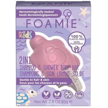 FOAMIE 2in1 Shower Body Bar for Kids Peach 80 g (4063528017888)