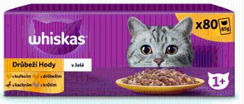 Whiskas kapsičky drůbeží výběr v želé pro dospělé kočky 80 x 85 g