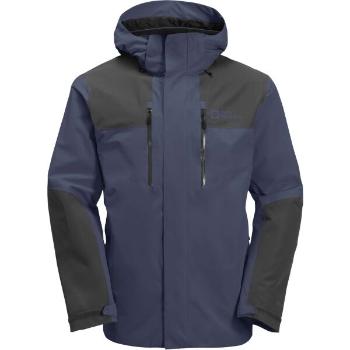 Jack Wolfskin JASPER 2L JKT M Pánská outdoorová bunda, tmavě modrá, velikost