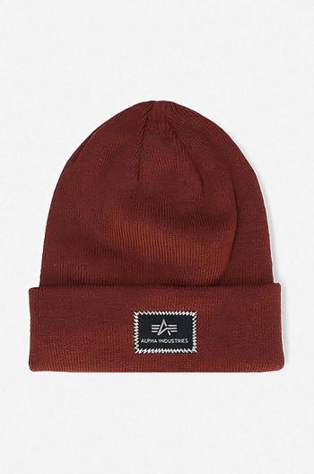 Čepice Alpha Industries X-Fit Beanie červená barva, 168905.184-red