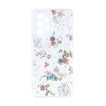 TopQ Kryt Glitter Samsung A53 5G Jemné květy 94649 (94649)