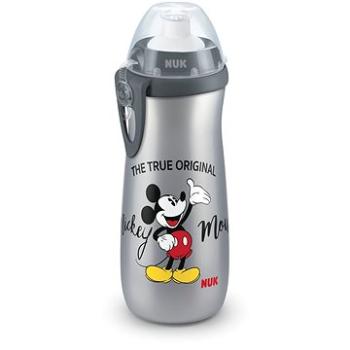 NUK láhev Sports Cup 450 ml - Mickey, šedá (BABY0031a)