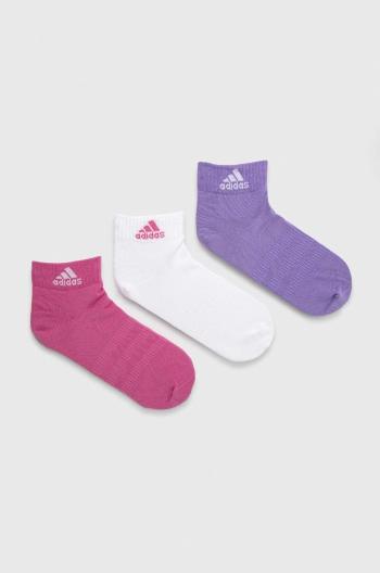 Ponožky adidas Performance 3-pack růžová barva