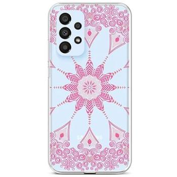 TopQ Kryt Samsung A33 5G silikon Pink Mandala 74227 (Sun-74227)