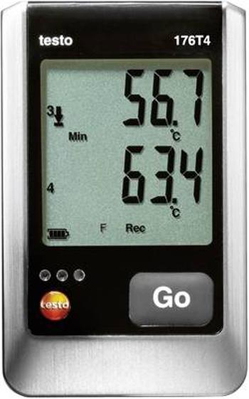 Teplotní datalogger testo 176-T4, -200 až +400 °C Typ T,-195 až +1000 °C Typ K