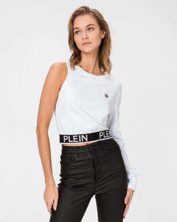 Philipp Plein Hallie Crop top Bílá