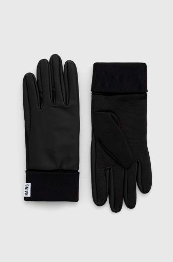 Rukavice Rains 16720 Gloves černá barva