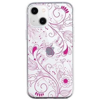 TopQ iPhone 13 mini silikon Pink Ornament 64718 (Sun-64718)