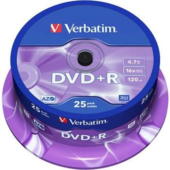 VERBATIM DVD+R AZO 4,7GB, 16x, spindle 25 ks (43500)