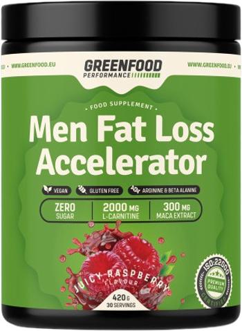 GreenFood Nutrition Performance Men Fat Loss Accelerator Malina 420 g