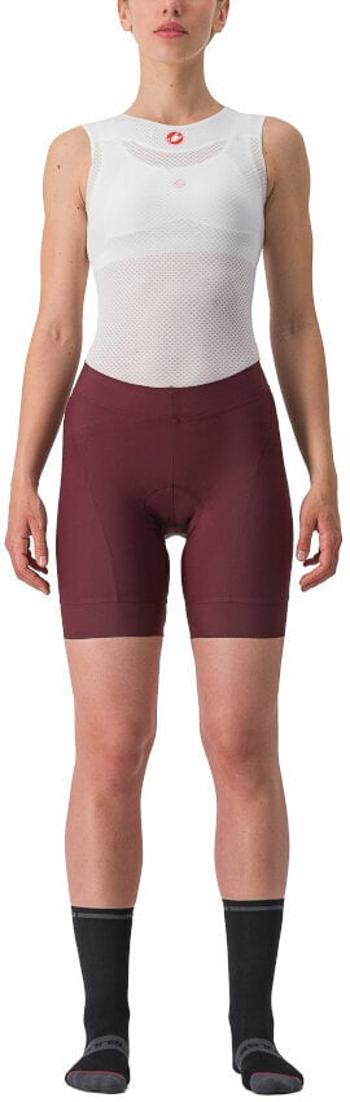 Castelli Prima W Short Deep Bordeaux/Persian Red XS Cyklo-kalhoty