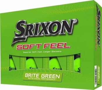 Srixon Soft Feel Brite Golf Balls Brite Green Golfové míčky