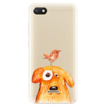 Odolné silikonové pouzdro iSaprio - Dog And Bird - Xiaomi Redmi 6A