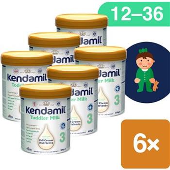 Kendamil batolecí mléko 3 DHA+ (6× 800 g) (05056000504708)