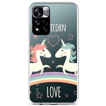 TopQ Kryt Xiaomi Redmi Note 11 Pro+ 5G silikon Unicorn Love 72493 (Sun-72493)