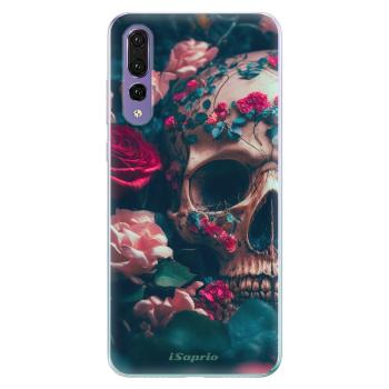 Odolné silikonové pouzdro iSaprio - Skull in Roses - Huawei P20 Pro