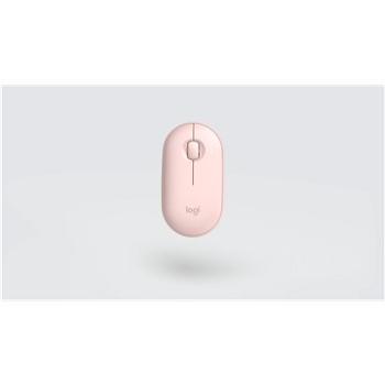 Logitech Pebble M350 Wireless Mouse, růžová (910-005717)