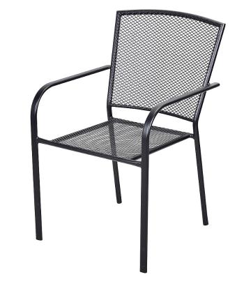 DEOKORK Kovová židle TOLEDO (černá)