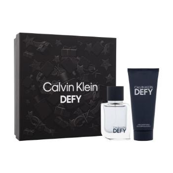 Calvin Klein Defy dárková kazeta toaletní voda 50 ml + sprchový gel 100 ml pro muže