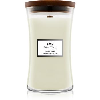 Woodwick Solar Ylang vonná svíčka s dřevěným knotem 609,5 g