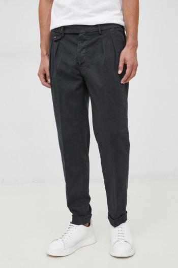 Kalhoty Manuel Ritz pánské, šedá barva, jednoduché