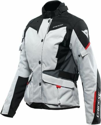 Dainese Tempest 3 D-Dry® Lady Glacier Gray/Black/Lava Red 52 Textilní bunda