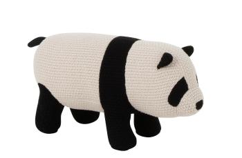 Bavlněná pletená dekorace Panda Oscar - 52*19*24cm 93470