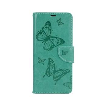 TopQ Samsung A12 knížkové Butterfly zelené 63461 (Sun-63461)