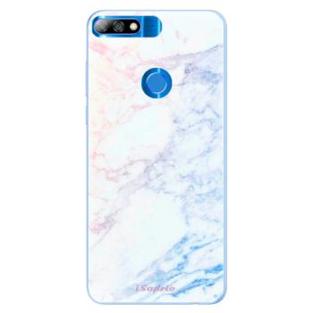 Silikonové pouzdro iSaprio - Raibow Marble 10 - Huawei Y7 Prime 2018