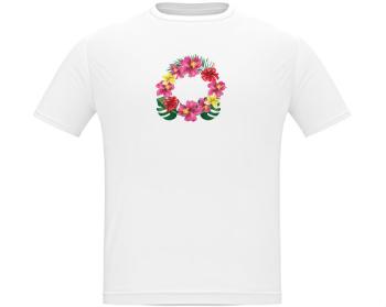 Pánské tričko Classic Heavy Rámeček - tropické květiny