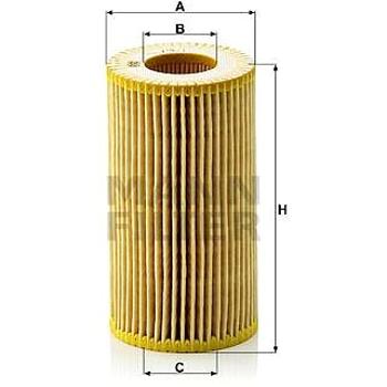 MANN-FILTER HU718/1n pro vozy OPEL, SAAB (HU718/1n)