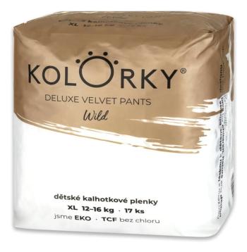 Kolorky Deluxe Velvet wild XL 12-16 kg 17 ks